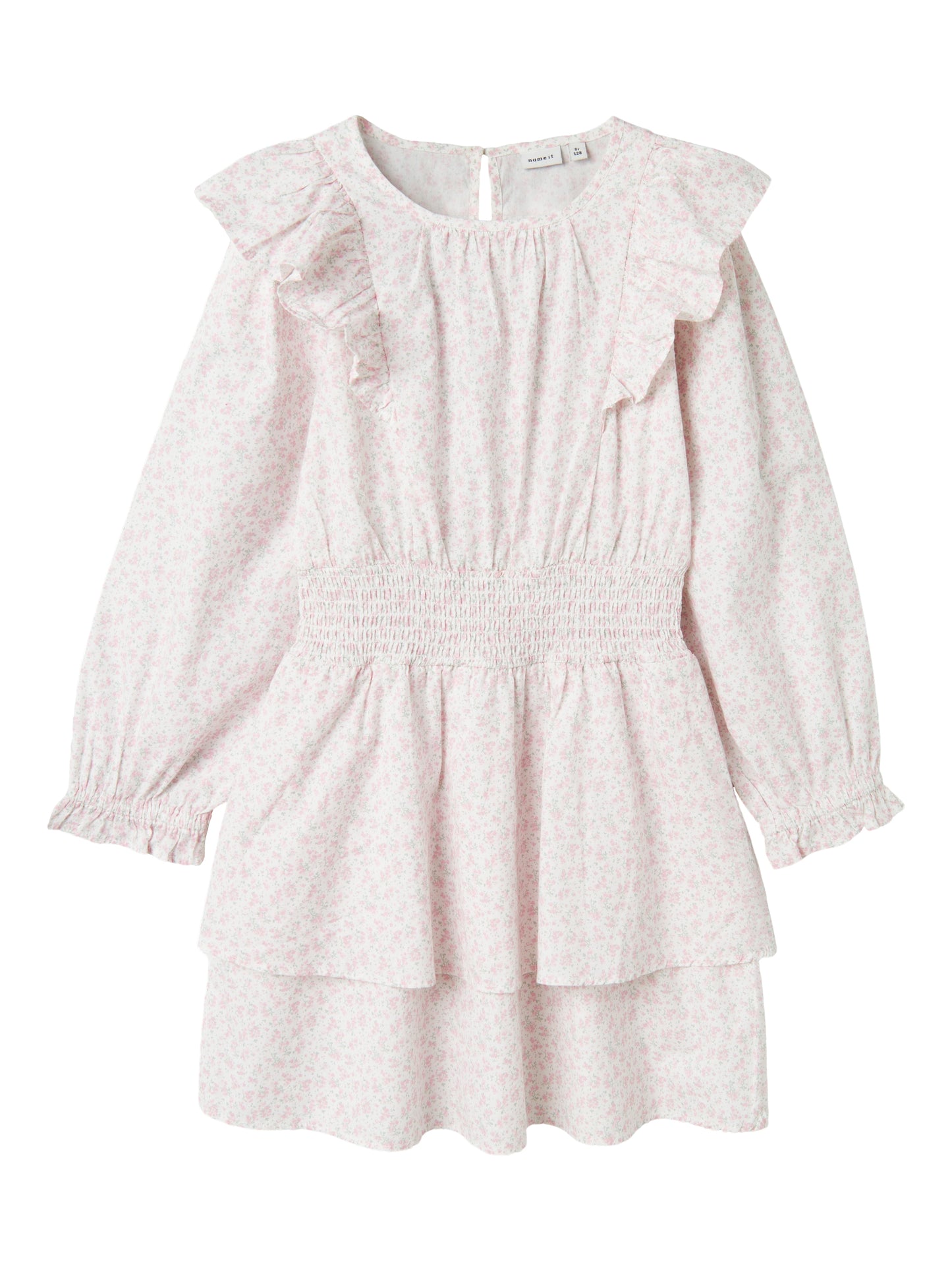 NKFHUSIS Midi Dress - Bright White