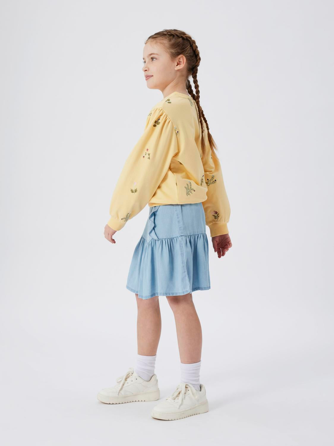 NKFLIV Skirts - Light Blue Denim