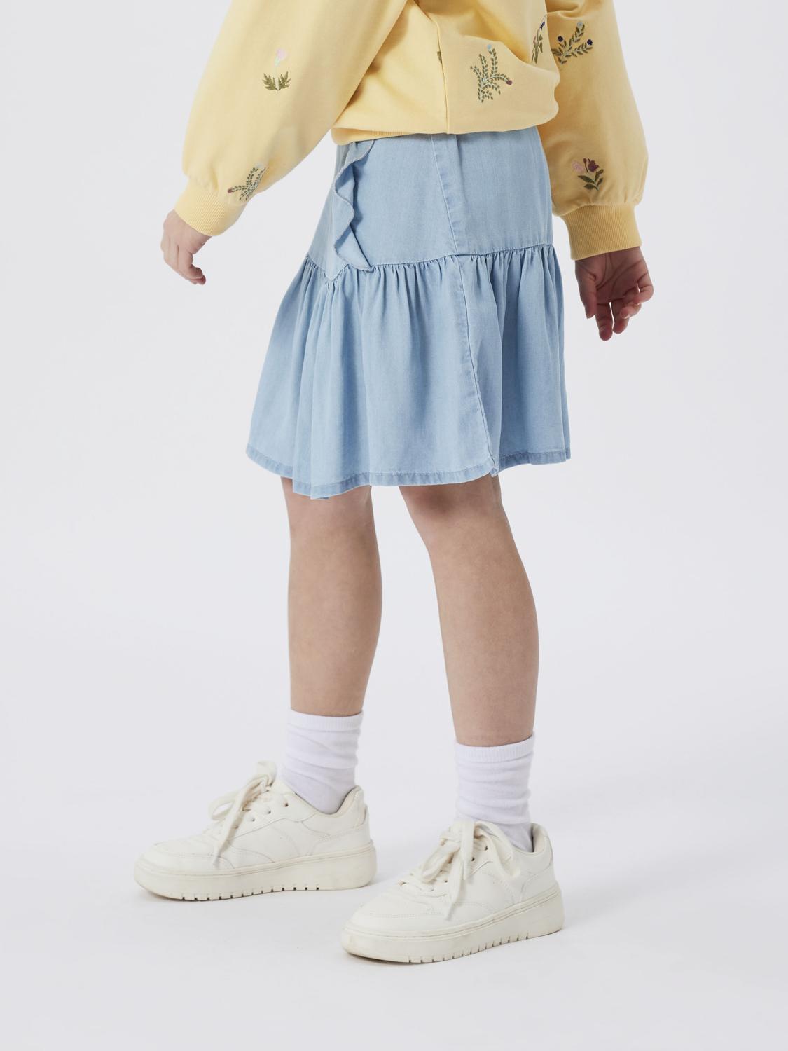 NKFLIV Skirts - Light Blue Denim
