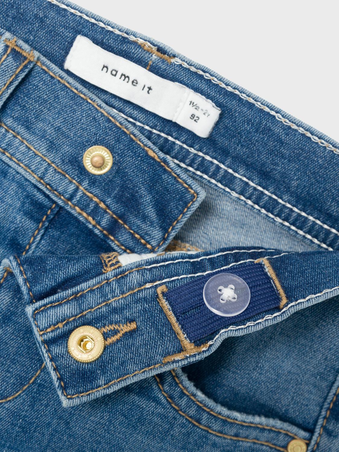 NMFSALLI Shorts - Medium Blue Denim