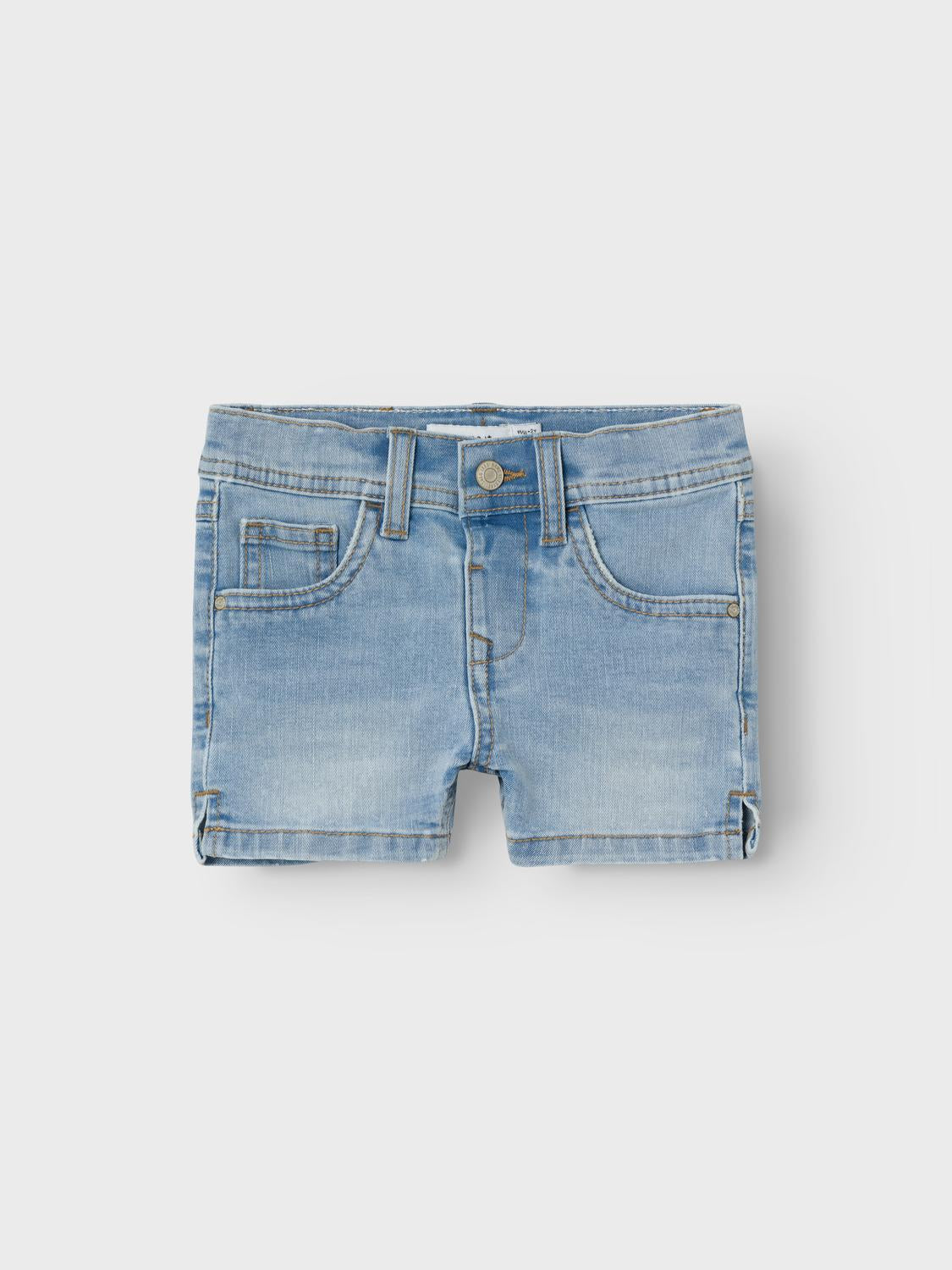 NMFSALLI Shorts - Light Blue Denim
