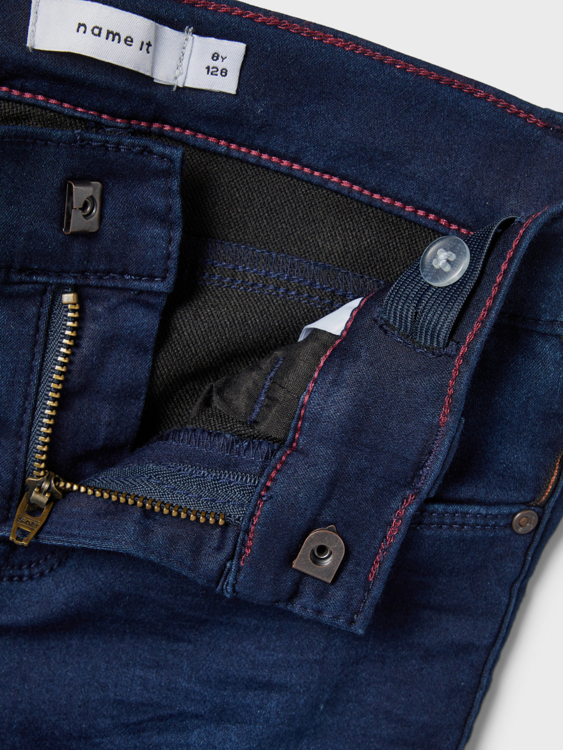 NKFPOLLY Jeans - Dark Blue Denim