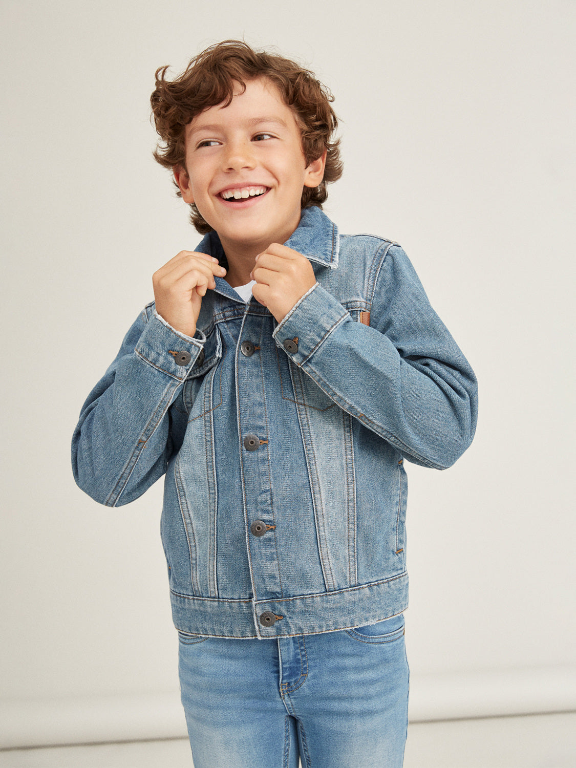 NKMTPIMS Outerwear - Medium Blue Denim