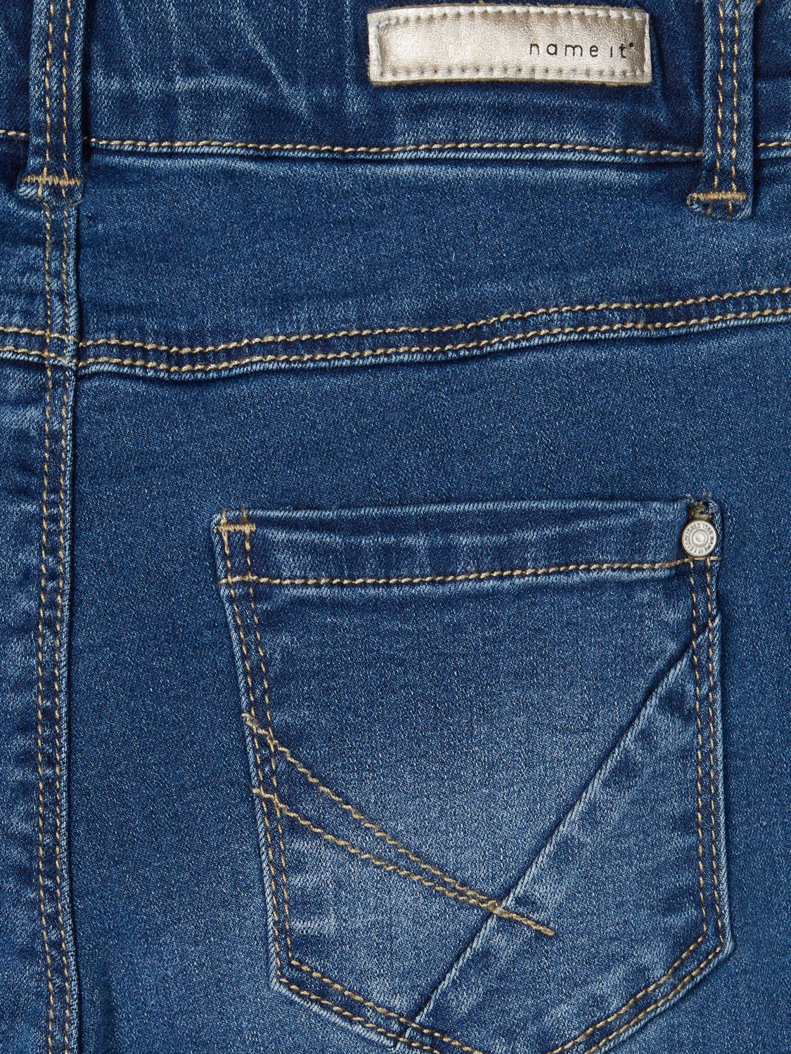 NKFPOLLY Jeans - Dark Blue Denim