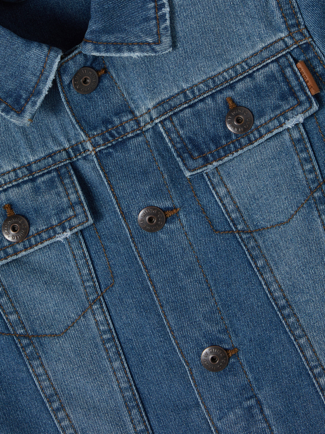NKMTPIMS Outerwear - Medium Blue Denim