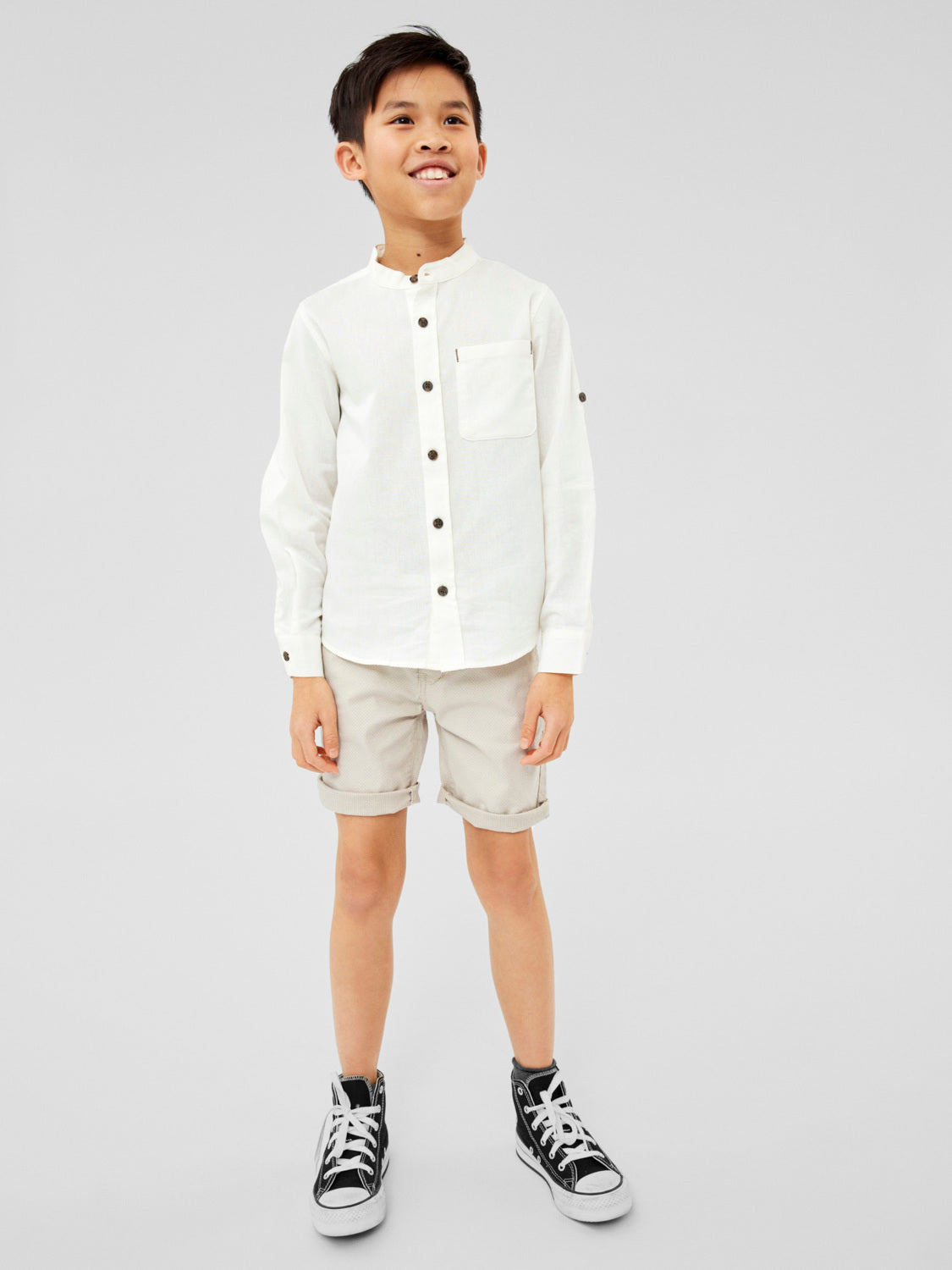NKMFISH Shirts - White Alyssum