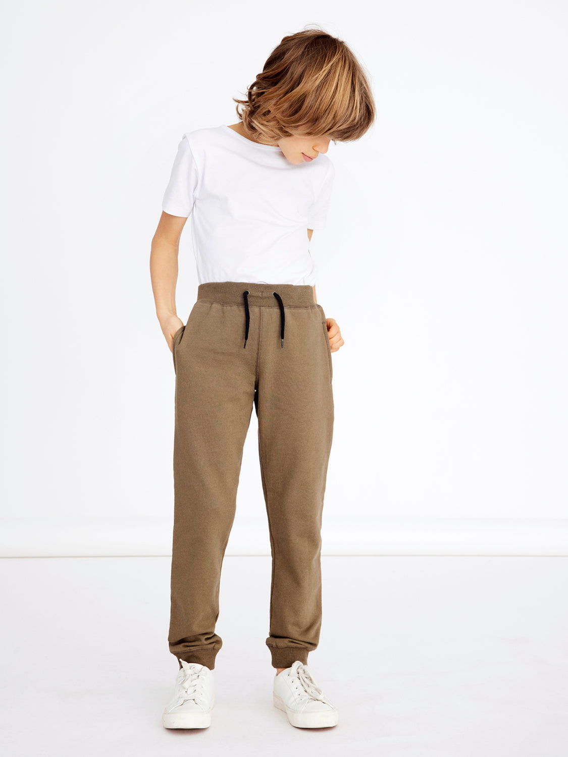 NKMHONK Pants - Stone Gray