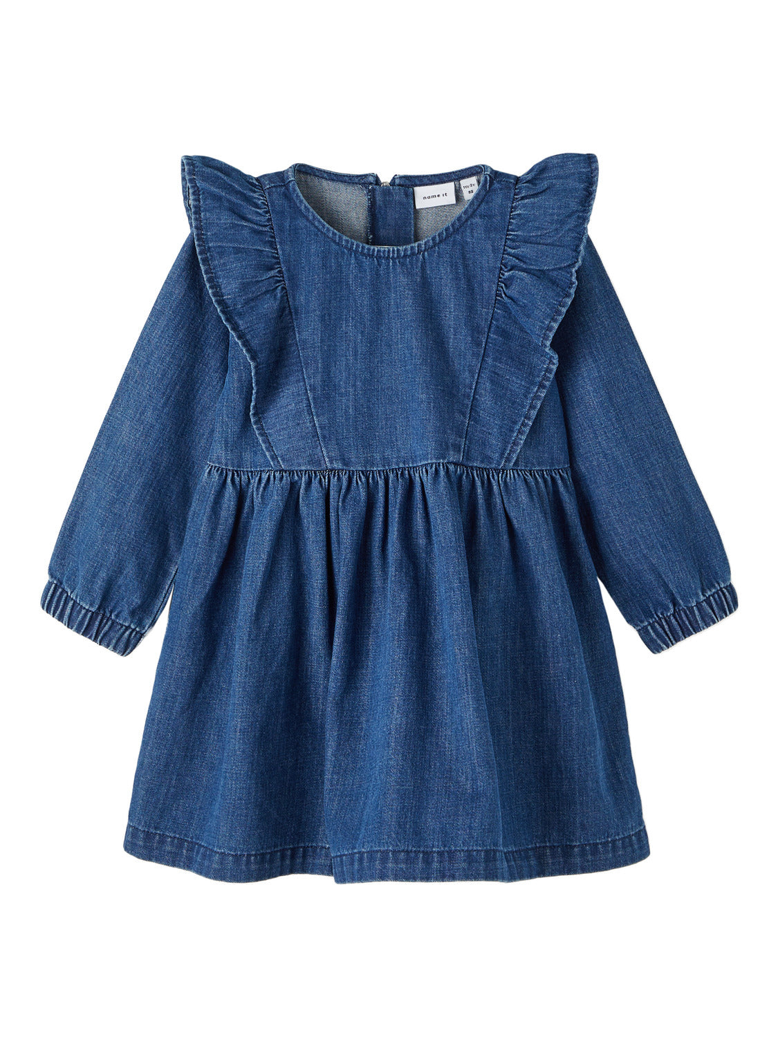 NMFAMY Dresses - Dark Blue Denim