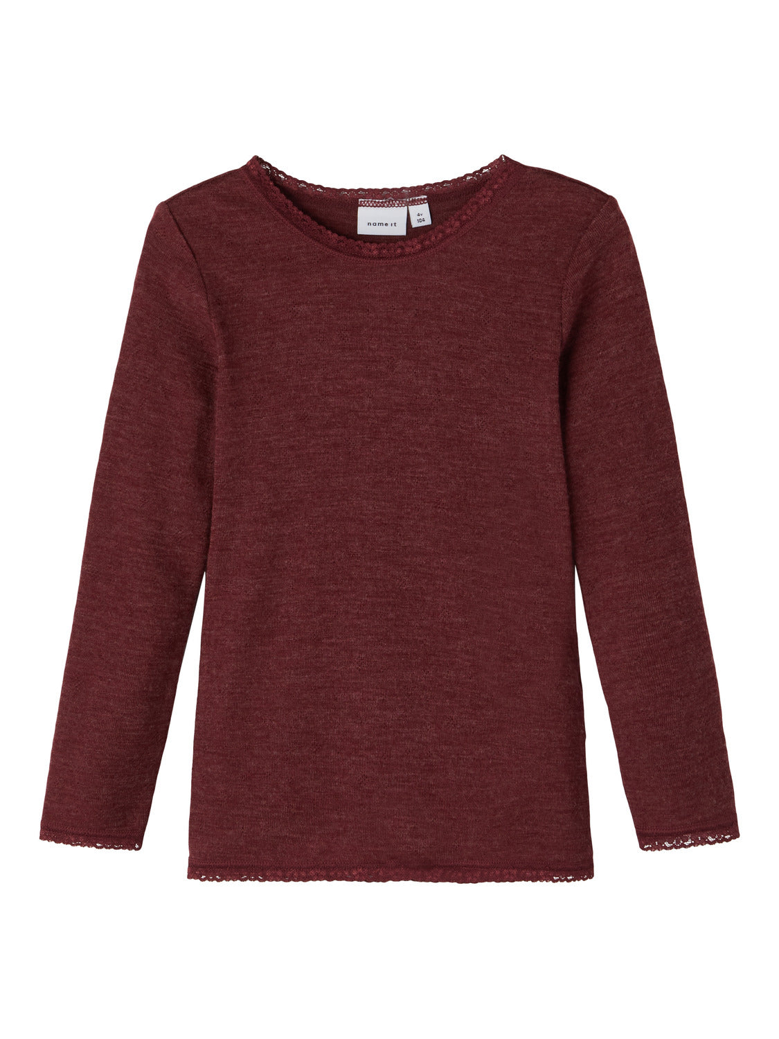 NMFWANG T-shirts & Tops - Red Mahogany
