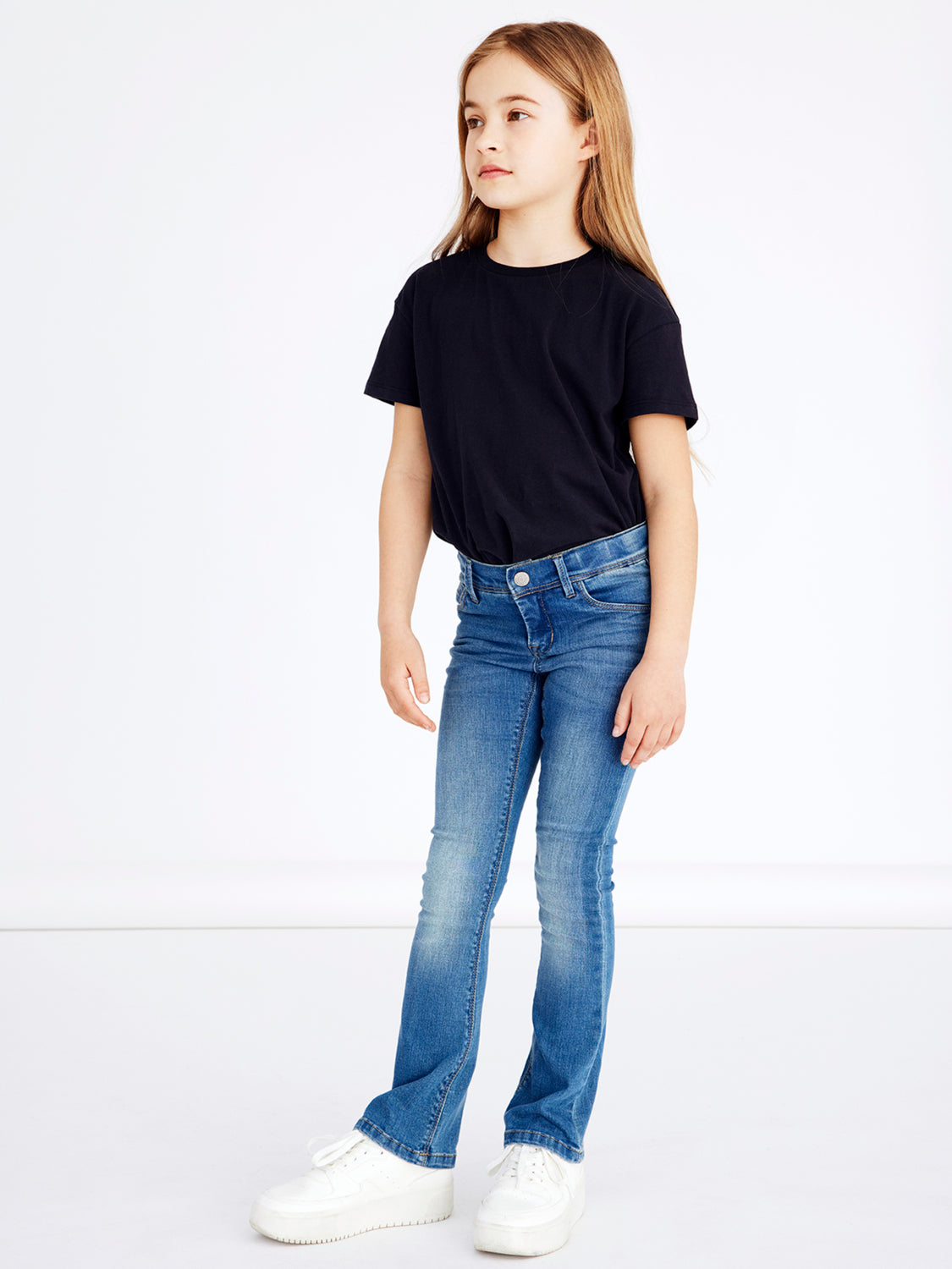NKFPOLLY Jeans - Medium Blue Denim