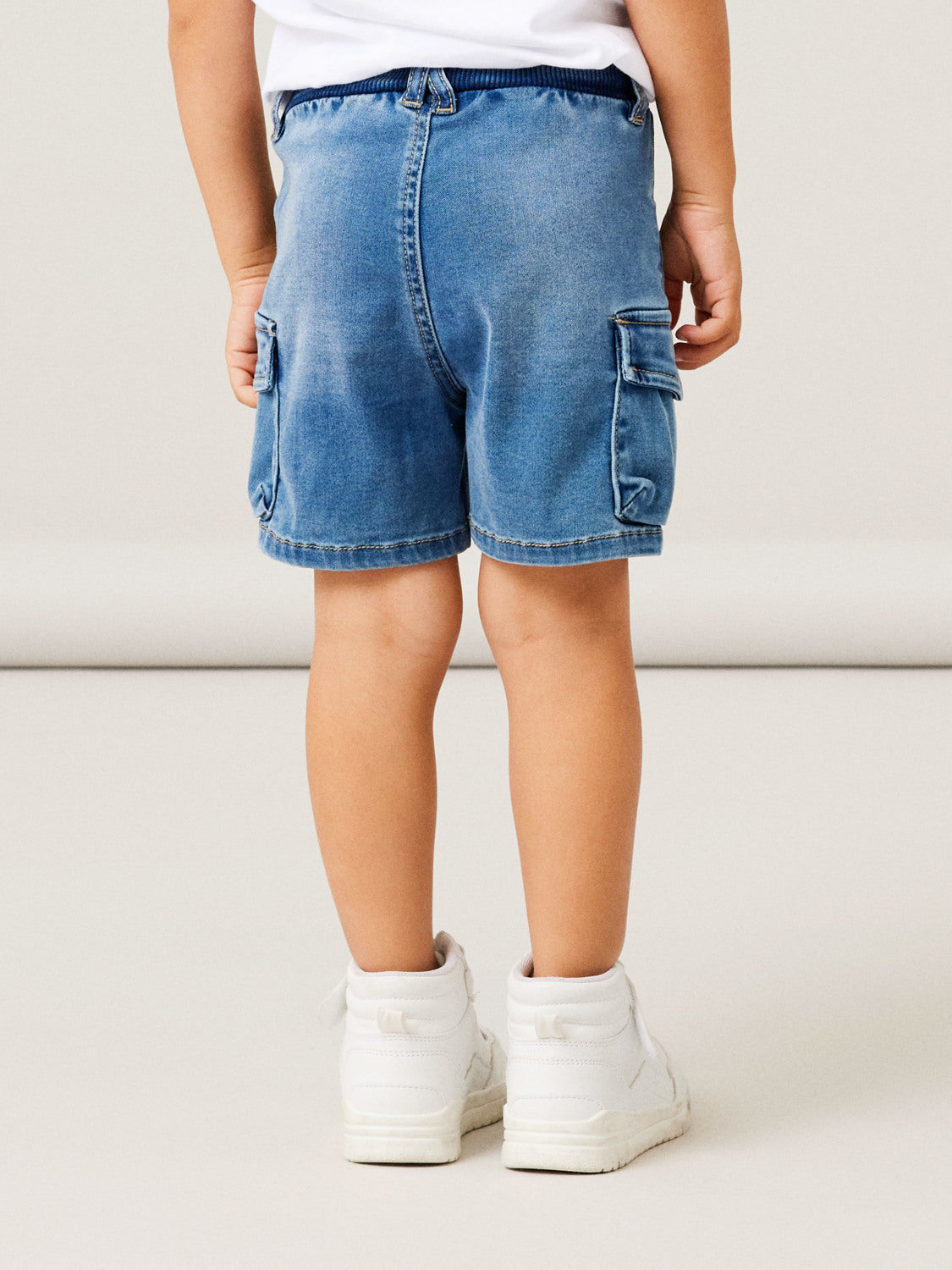 NMMBEN Shorts - Medium Blue Denim