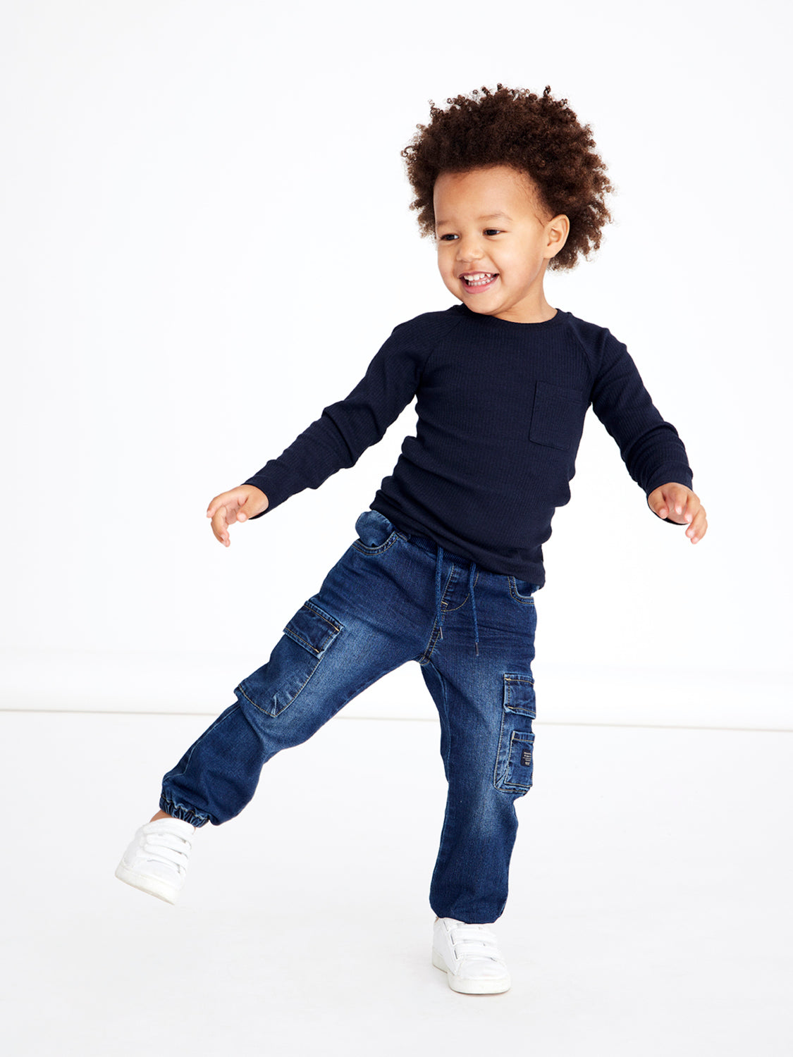 NMMBOB Jeans - Dark Blue Denim