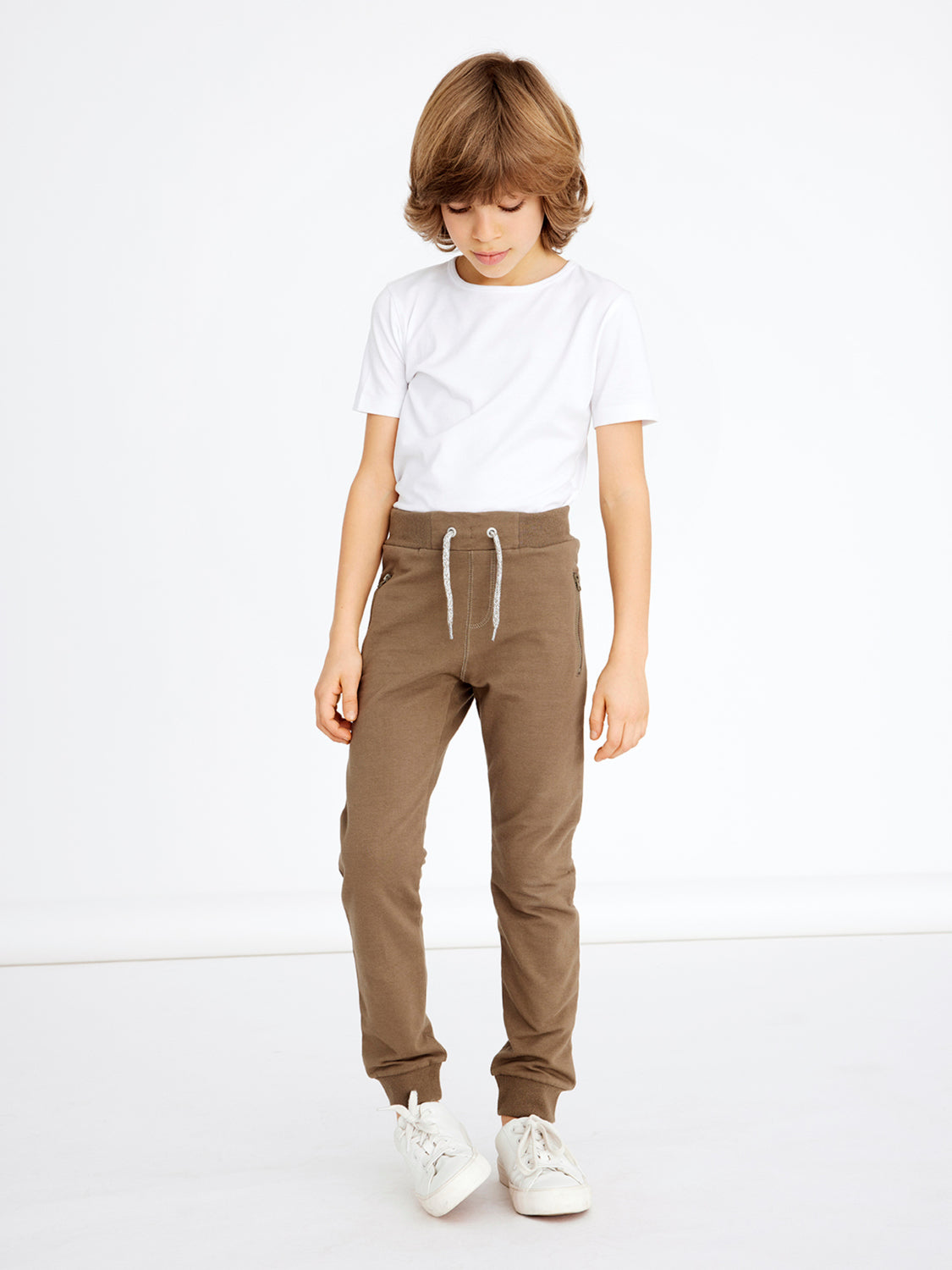 NKMHONK Pants - Stone Gray