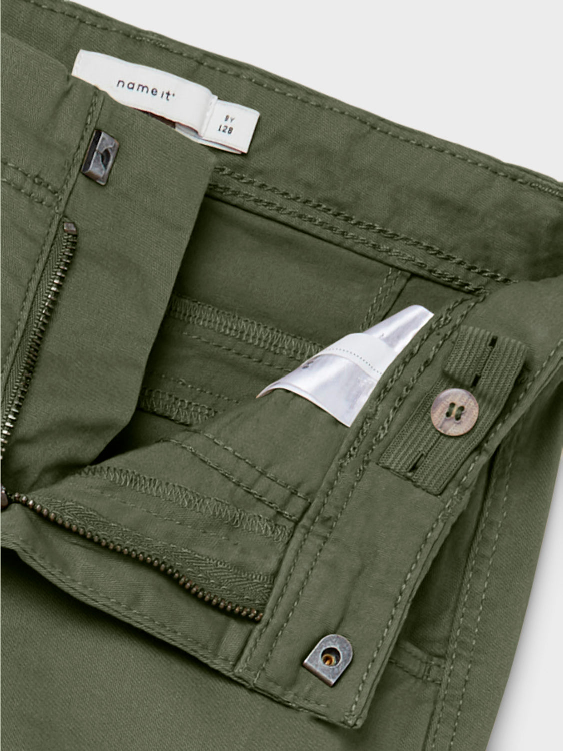 NKMRYAN Pants - Deep Lichen Green