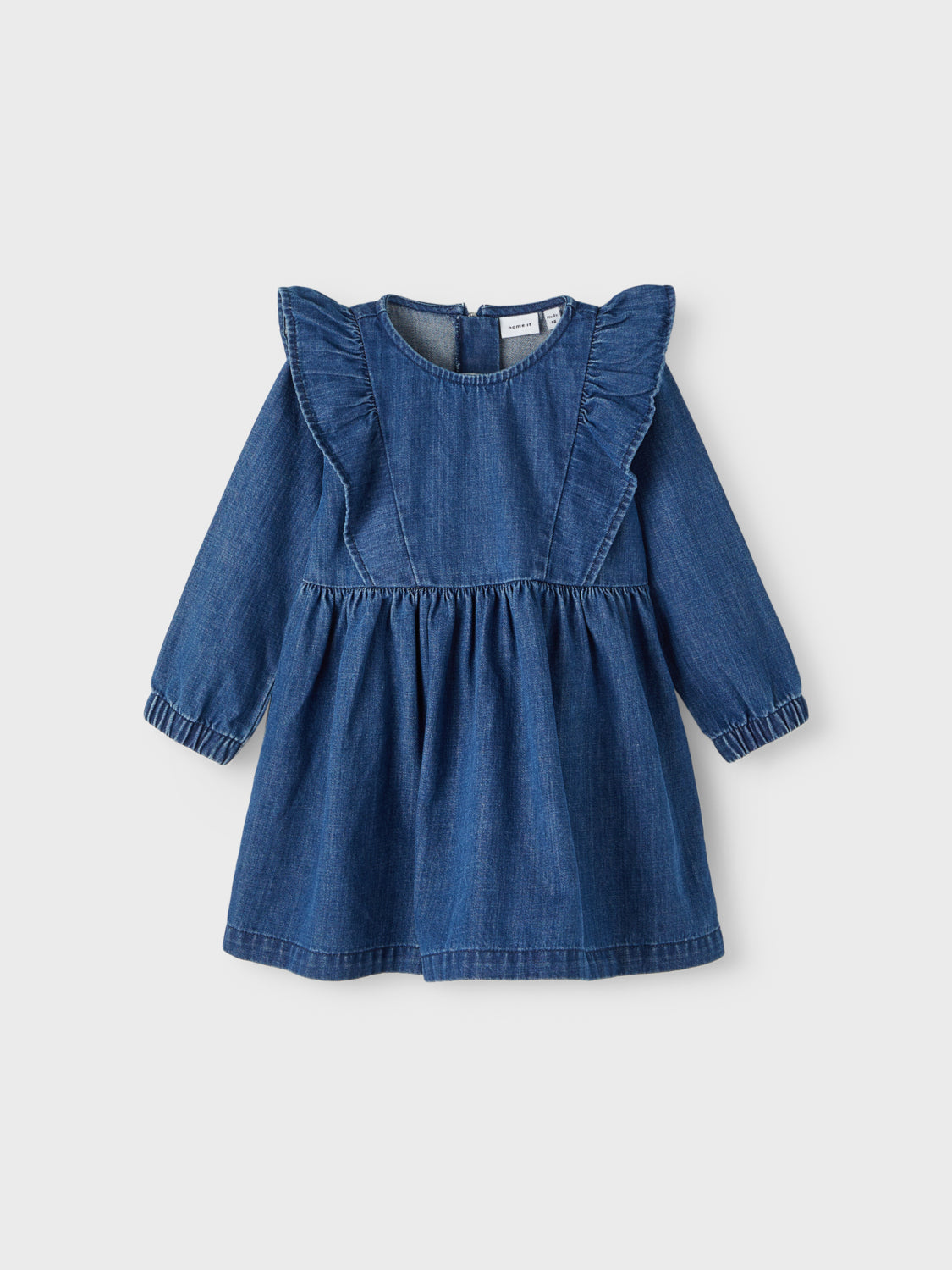 NMFAMY Dresses - Dark Blue Denim