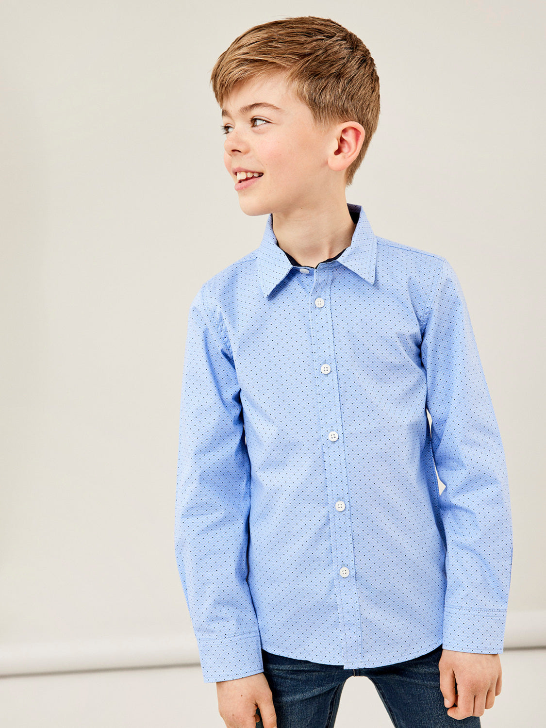 NKMNISA Shirts - Dusty Blue